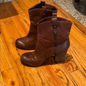 Vince Camuto Brown Bennie Booties